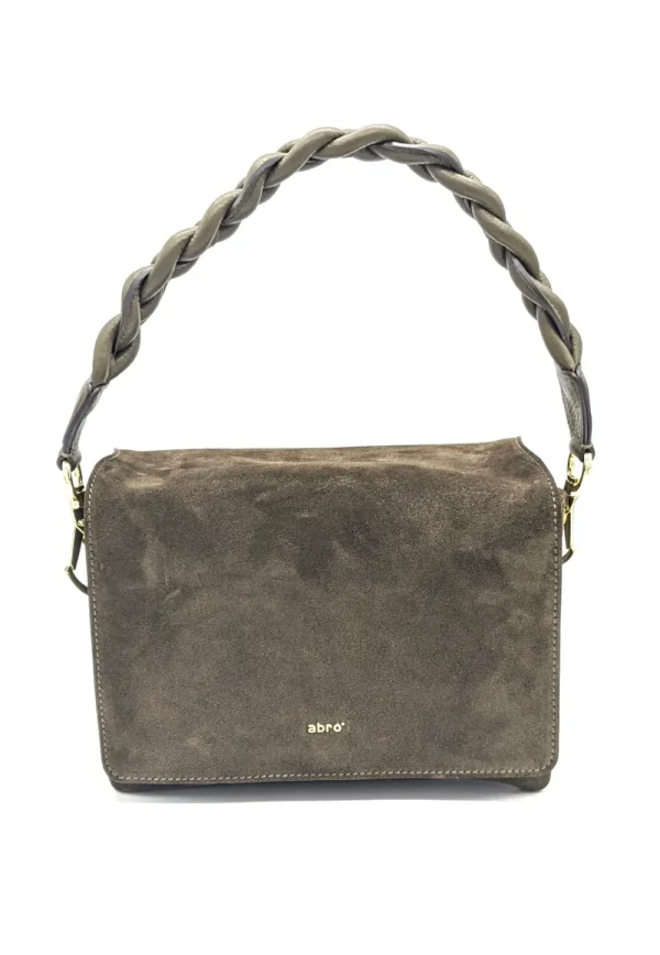 Abro khaki suede JAMIE>Women Bags