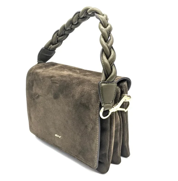 Abro khaki suede JAMIE>Women Bags