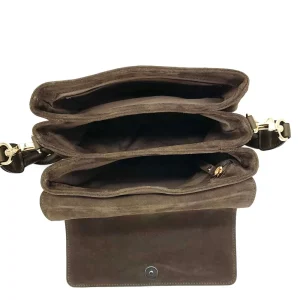 Abro khaki suede JAMIE>Women Bags
