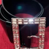 Abro 'Large Buckle' Belt>Women Belts