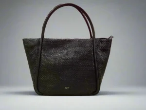 Abro ‘Willow’ Woven Leather Shopper>Women Bags