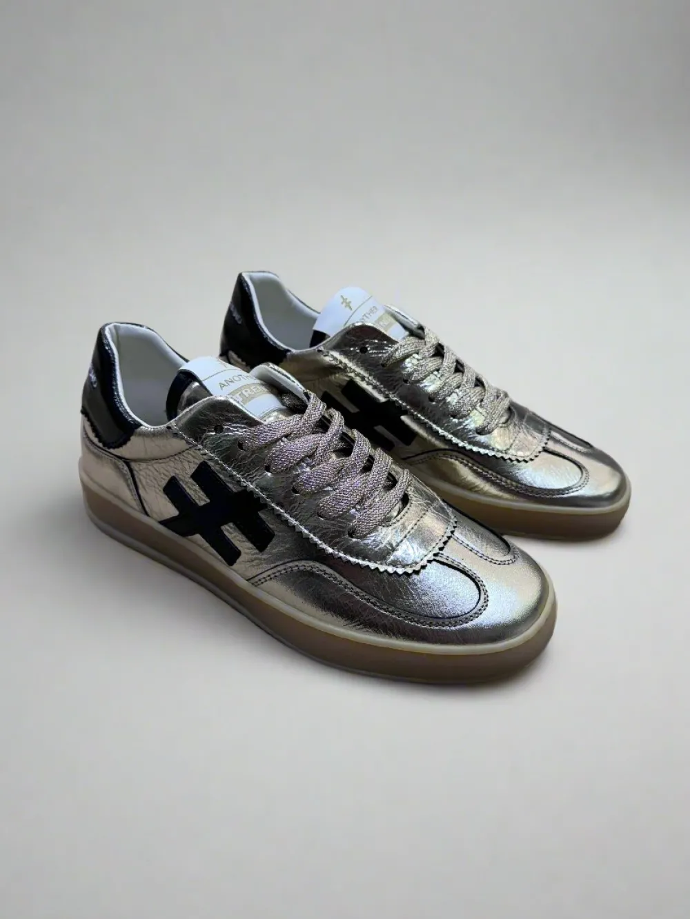 Another Trend 'Hash Tag' Metallic Trainer>Women Trainers