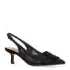 Bibi Lou 'Dalila' Black Sling Back>Women Heels