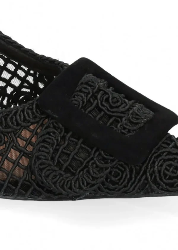 Bibi Lou 'Dalila' Black Sling Back>Women Heels