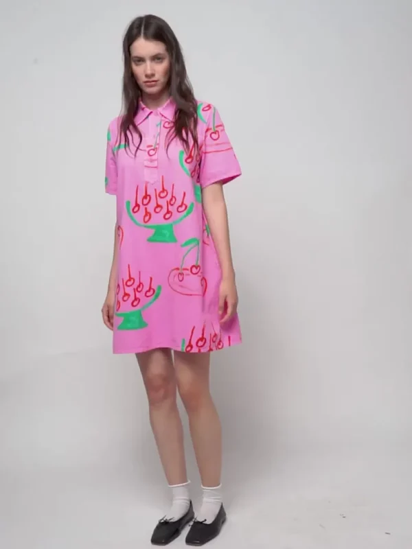 Bobo Choses 'Cherry Print' Mini Dress>Women Dresses & Jumpsuits