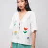 Bobo Choses 'Garden Embroidery' Shirt>Women Shirts & Blouses
