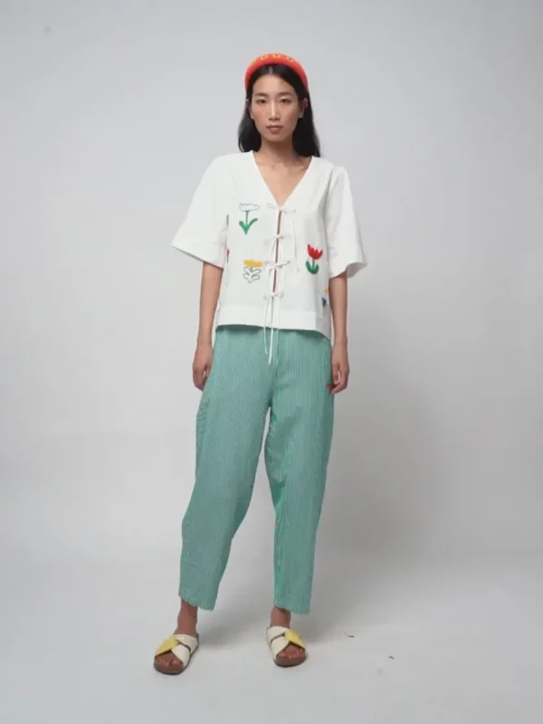Bobo Choses 'Garden Embroidery' Shirt>Women Shirts & Blouses