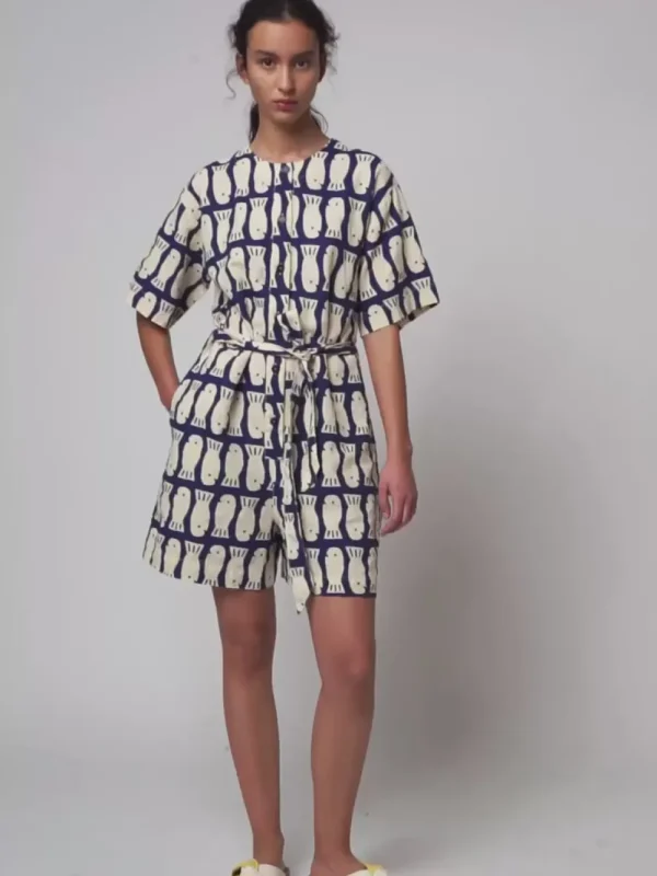Bobo Choses 'Lucky Fish' Playsuit>Women Dresses & Jumpsuits