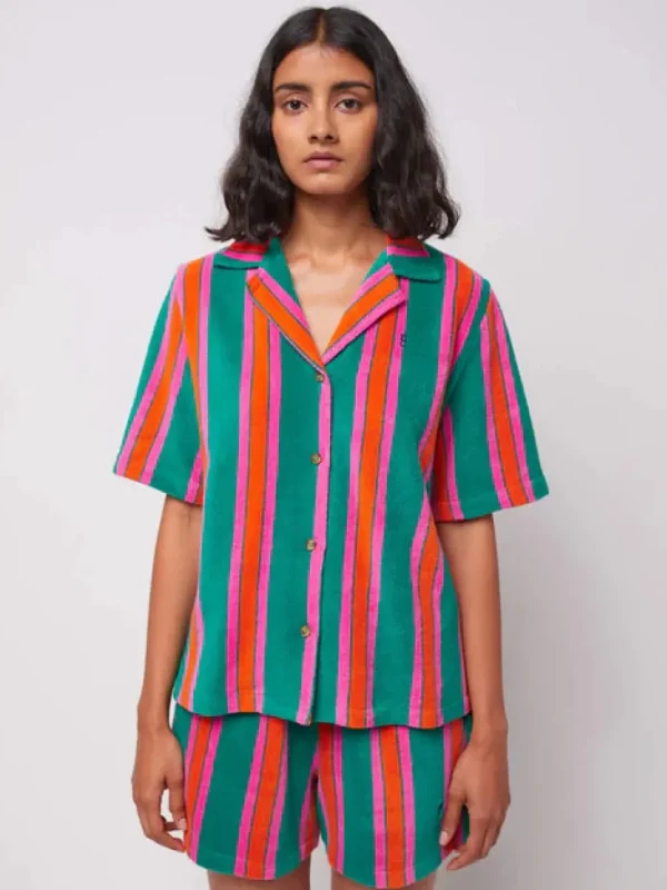 Bobo Choses 'Terry Striped' Shirt>Women Shirts & Blouses