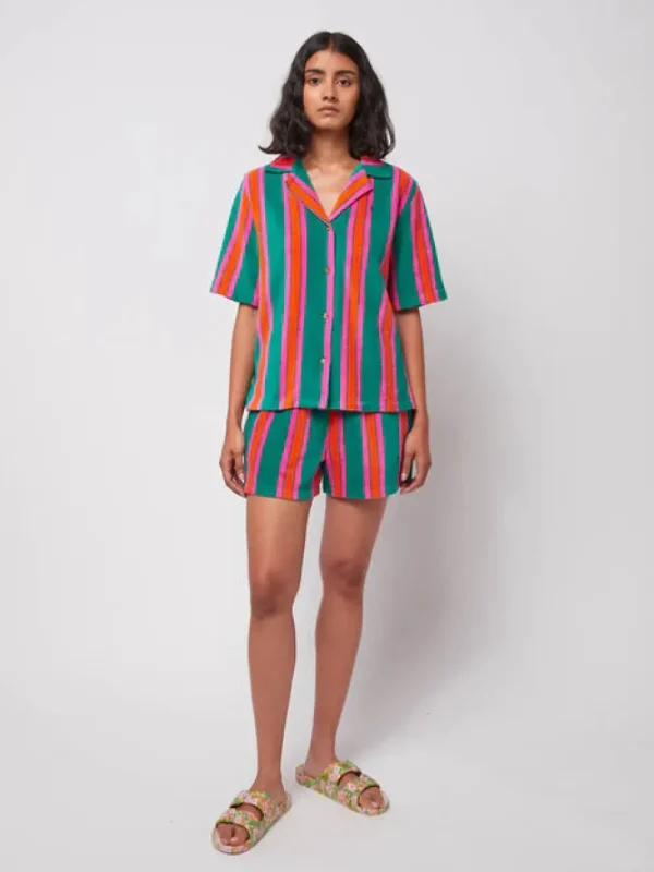 Bobo Choses 'Terry Striped' Shirt>Women Shirts & Blouses