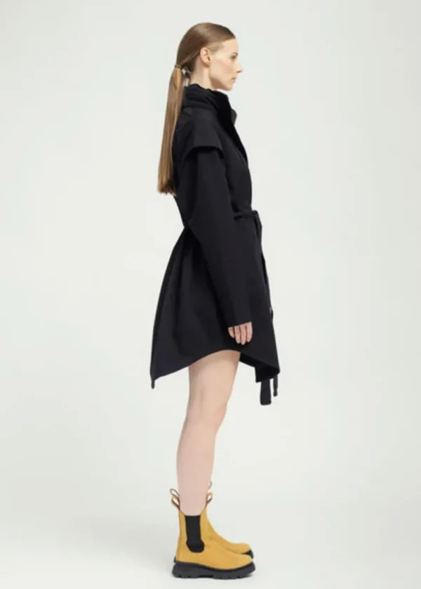 BRGN 'Monsun Black' Coat>Women Coats & Jackets