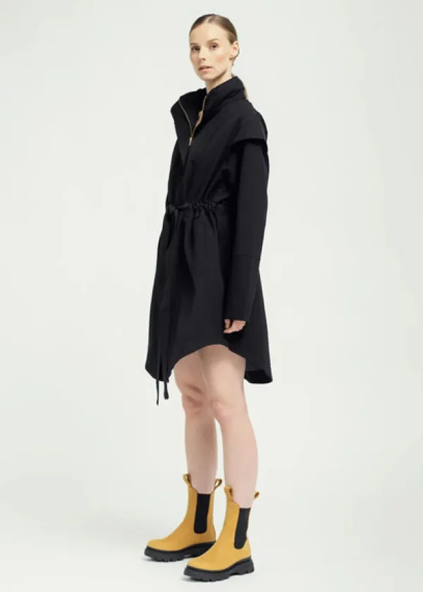 BRGN 'Monsun Black' Coat>Women Coats & Jackets