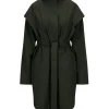 BRGN Monsun Coat Rosin Dark Green>Women Coats & Jackets