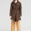 BRGN 'Monsun Dark Brown' Coat>Women Coats & Jackets