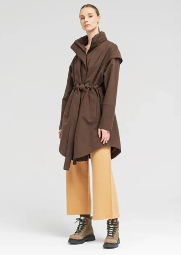 BRGN 'Monsun Dark Brown' Coat>Women Coats & Jackets