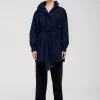 BRGN 'Rossby Navy' Coat>Women Coats & Jackets