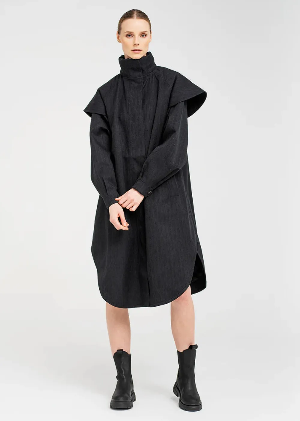 brgn_tyfon_black_tweed_co_0.webp BRGN 'Tyfon Black Tweed' Coat>Women Coats & Jackets