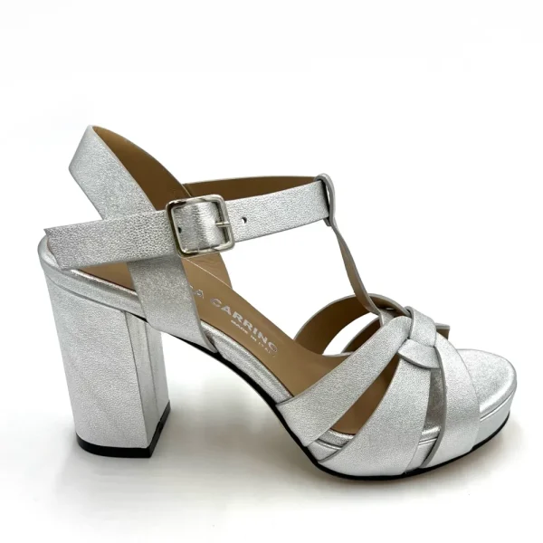 Chiara Carrino 'Cece' Metallic Sandal>Women Heels | Sandals