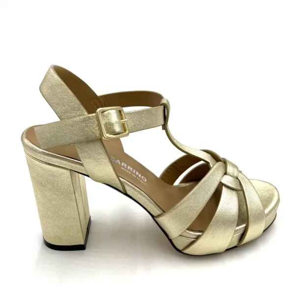Chiara Carrino 'Cece' Metallic Sandal>Women Heels | Sandals