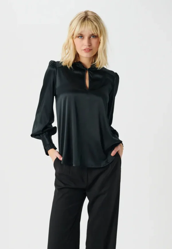 Dea Kudibal 'Merle' Black Blouse>Women Shirts & Blouses