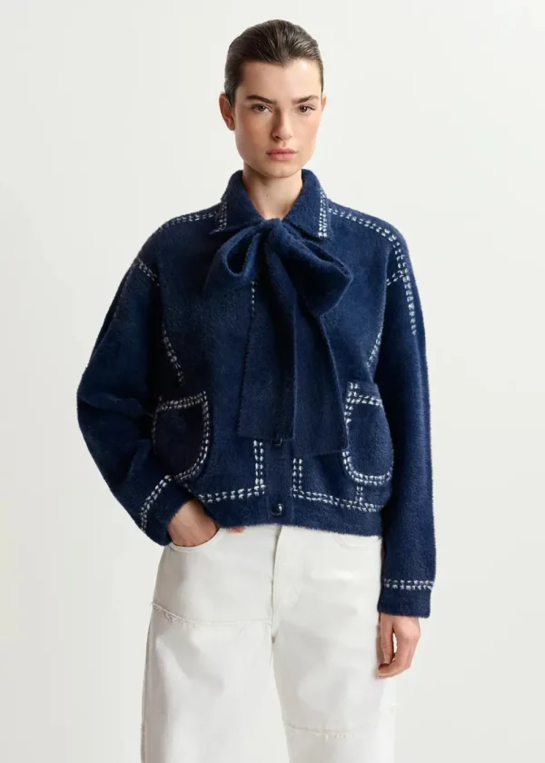 Essentiel Antwerp 'Hoops' Cardigan>Women Knitwear