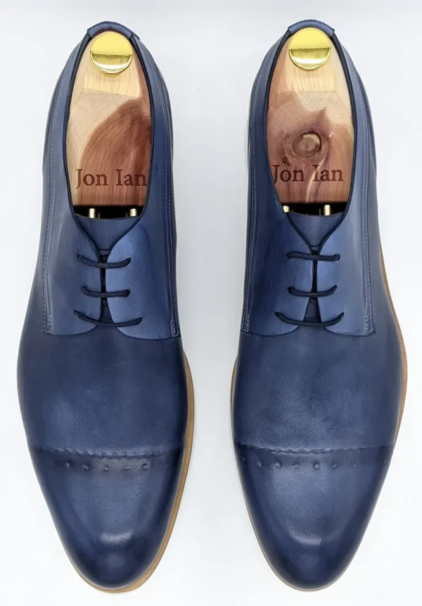 Fratelli Borgioli Blue Derby> Mens