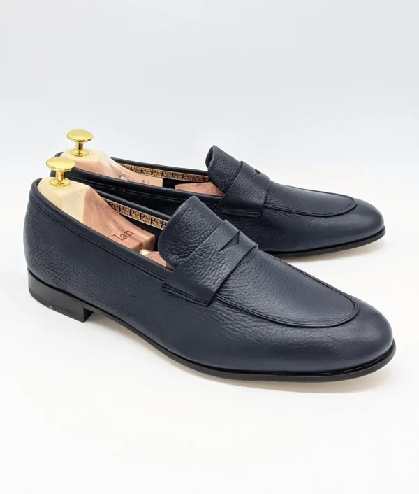 Fratelli Rossetti Navy Penny Loafer> Mens