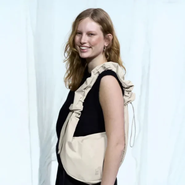 GOT Bags Ruffle Moon Bag>Women Bags