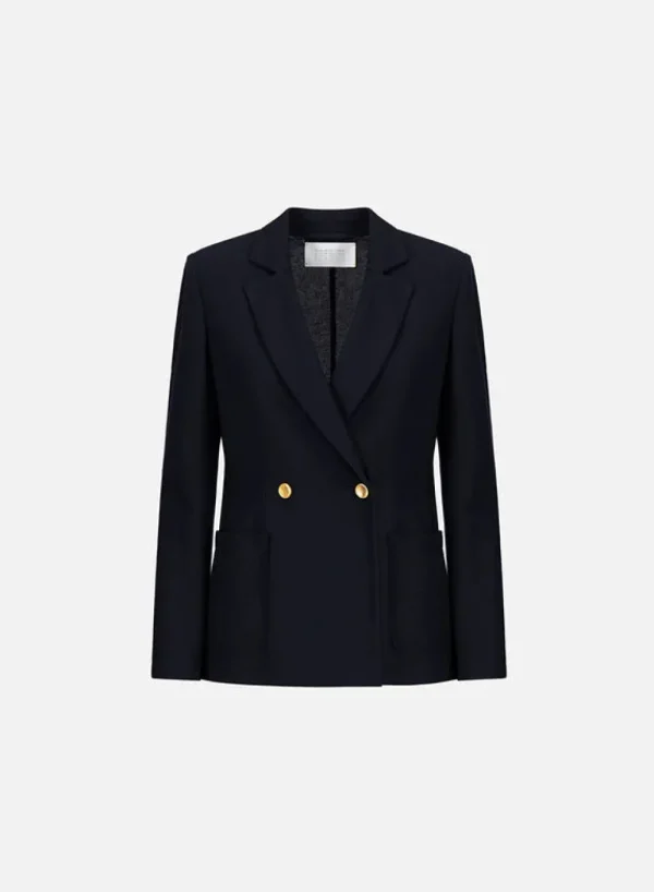 Harris Wharf London 'Julia' Double Breasted Blazer>Women Coats & Jackets