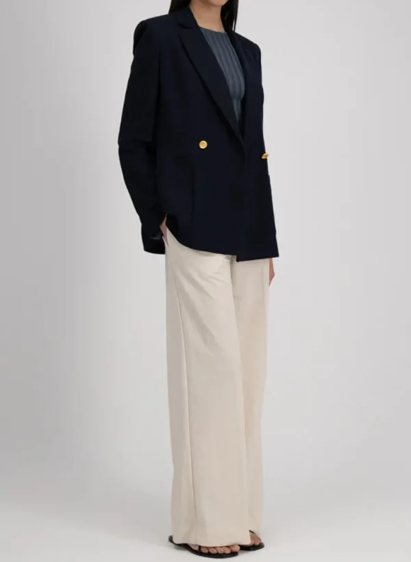 Harris Wharf London 'Julia' Double Breasted Blazer>Women Coats & Jackets