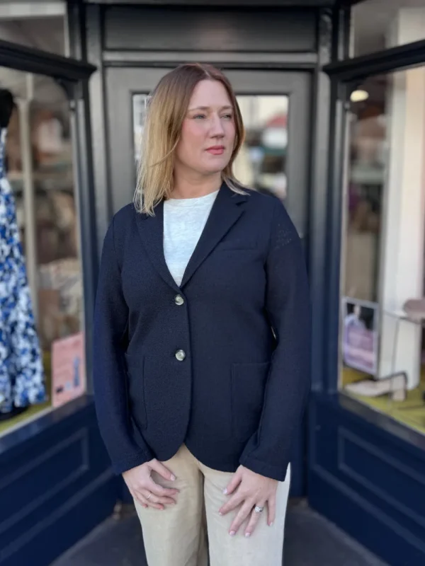 Harris Wharf London 'Perry' Boyfriend Blazer>Women Coats & Jackets