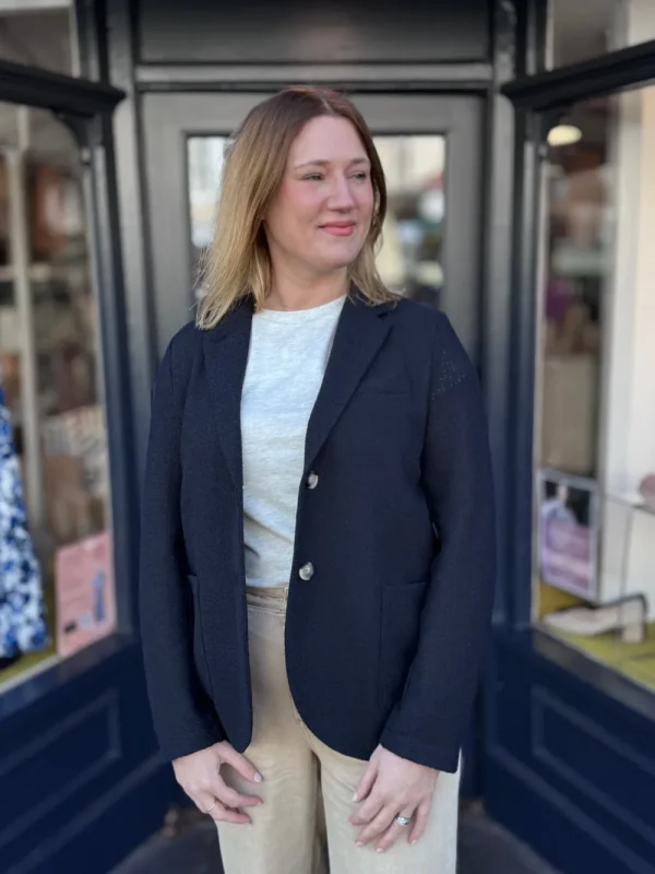 Harris Wharf London 'Perry' Boyfriend Blazer>Women Coats & Jackets