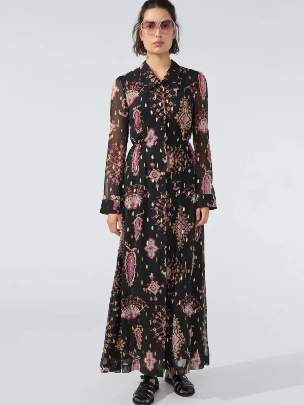 Hayley Menzies Dylan Lurex Maxi Dress>Women Dresses & Jumpsuits