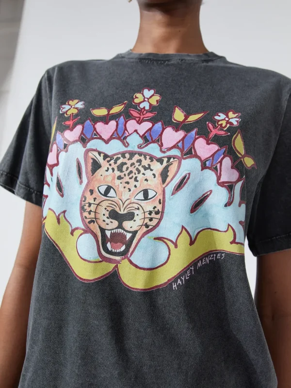 Hayley Menzies Enchanted Leopard Dylan Tee>Women Shirts & Blouses
