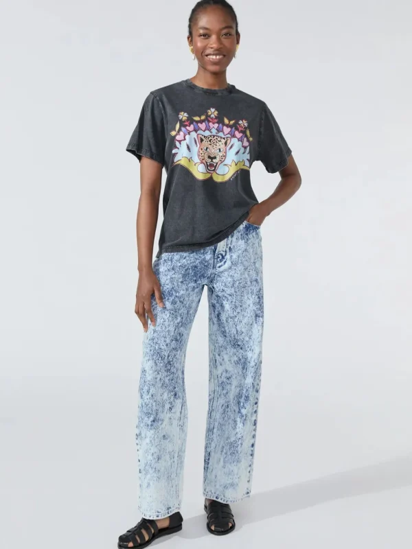 Hayley Menzies Enchanted Leopard Dylan Tee>Women Shirts & Blouses