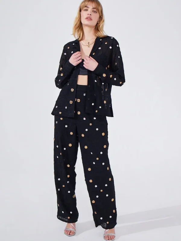 Hayley Menzies Gitana Embroidered Trouser>Women Trousers