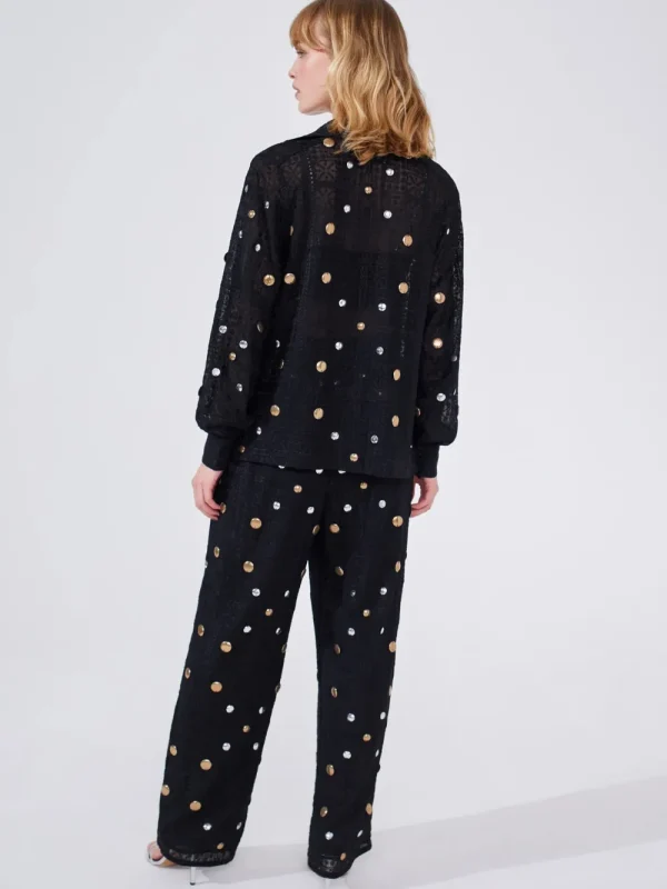 Hayley Menzies Gitana Embroidered Trouser>Women Trousers