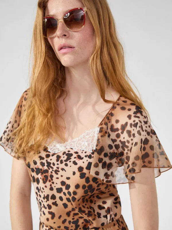 Hayley Menzies 'Golborne' Flutter Sleeve Top>Women Dresses & Jumpsuits