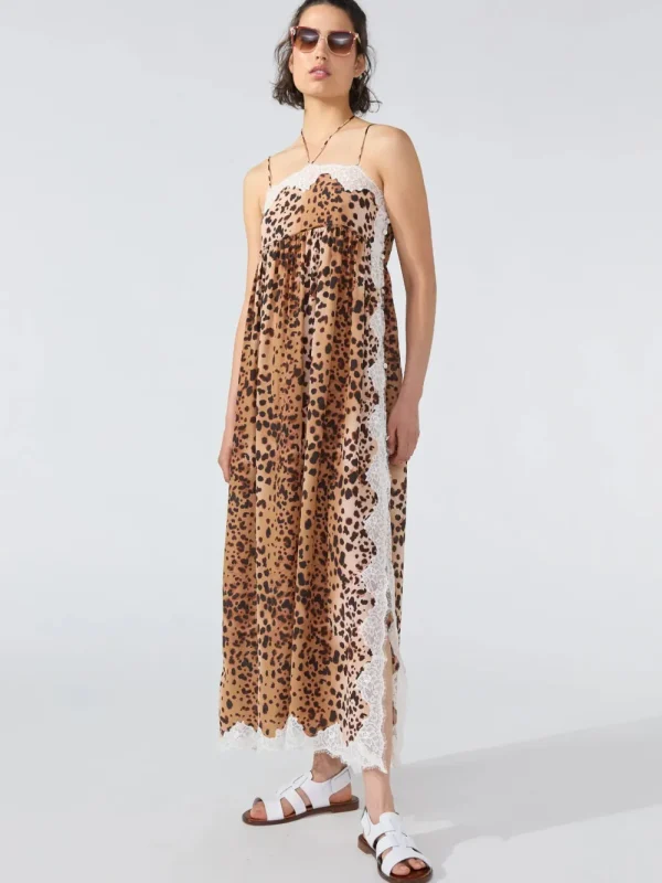 Hayley Menzies 'Golborne' Lace Trim Slip Dress>Women Dresses & Jumpsuits