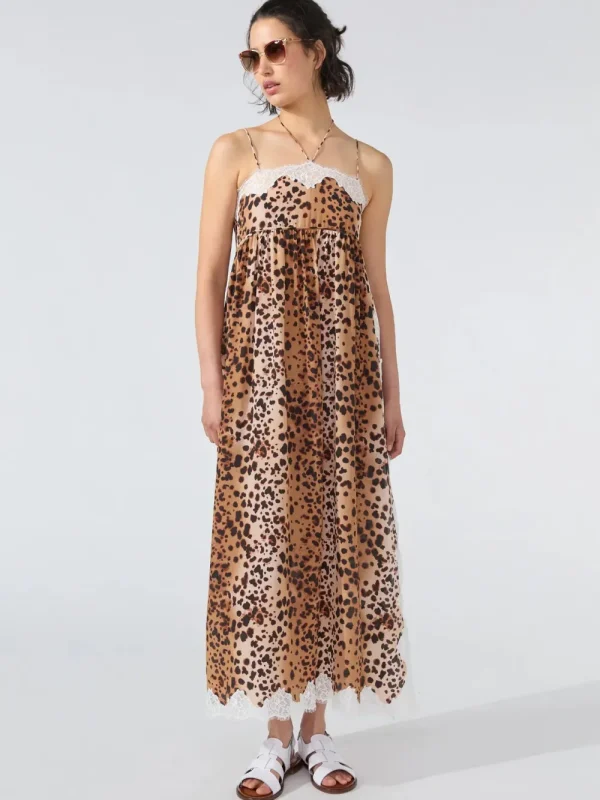 Hayley Menzies 'Golborne' Lace Trim Slip Dress>Women Dresses & Jumpsuits