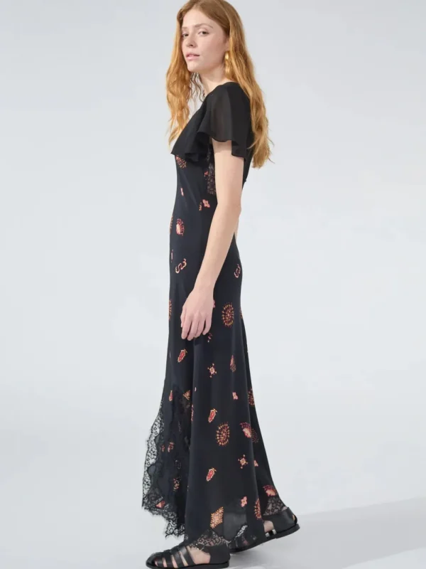 Hayley Menzies 'Peggy' Silk Flutter Dress>Women Dresses & Jumpsuits