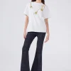 Hayley Menzies Tassel Beaded T-Shirt>Women Shirts & Blouses