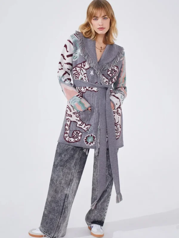 Hayley Menzies 'Tibetan Tiger' Cardigan>Women Knitwear