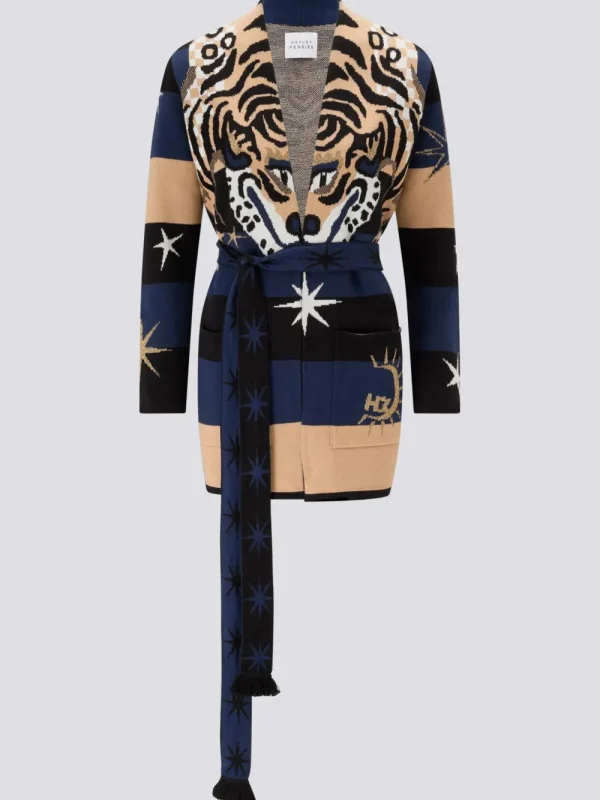 Hayley Menzies 'Tiger Stripe' Cardigan>Women Knitwear