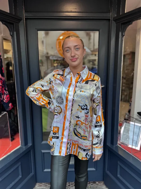 Herzen's Angelegeheit Herzen's Angeledenheit 'Dream Orange' Blouse>Women Shirts & Blouses