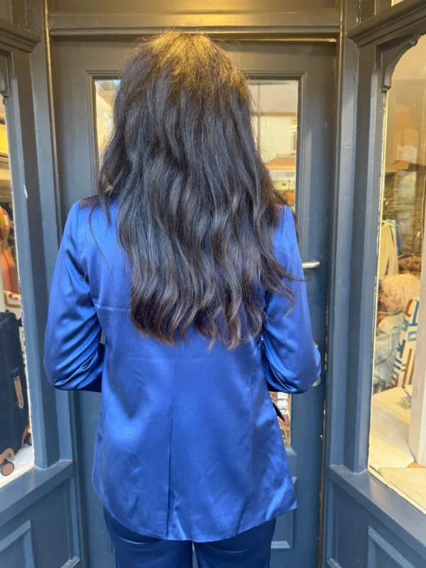 Joyce & Girls 'Capy' Navy Jacket>Women Coats & Jackets