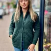 Kinross Cashmere Two in One Quilted Shacket>Women Coats & Jackets