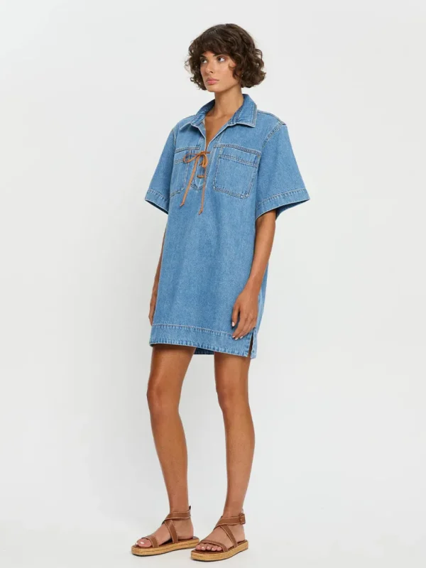 Kivari 'Evie' Denim Dress>Women Dresses & Jumpsuits