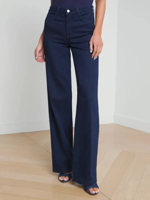 L'AGENCE CLAYTON WIDE LEG JEAN>Women Trousers