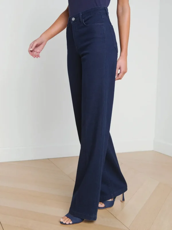 L'AGENCE CLAYTON WIDE LEG JEAN>Women Trousers